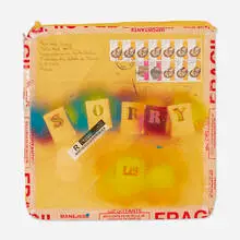 Dave Muller, Untitled (from the Sorry series), 2015, spray paint on found mailer