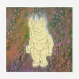 Ron English, The Rabbbits album cover, 2016, spray paint, acrylic and ink on paper sleeve, CD