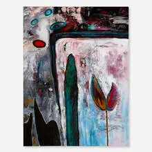 Scott K. Duff, Stunted Growth, 1989, acrylic on canvas