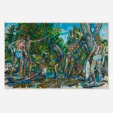 Paul Froelich, Swimming Hole, 1959, oil on canvas