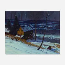 Andrew Woehrel, Canal House (after George Sotter), 2007, oil on panel