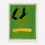 Adja Yunkers, Falling Birds, 1978, lithograph and screenprint in colors on handmade rag paper