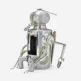 Clayton Bailey, Bug Zapper Robot, aluminum, steel, found and repurposed parts