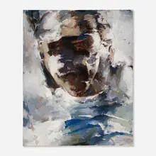 Balcomb Greene, Gertrude III, 1957, oil on canvas