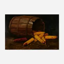 Alfred Montgomery, Barrel and Corn, c. 1900, oil on canvas