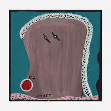 Mose Tolliver, Untitled, paint on wood