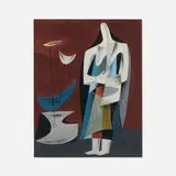 Richard Koppe, Untitled, oil on paper