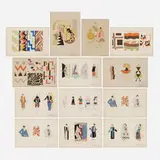 Sonia Delaunay, Costume illustration (thirteen works)