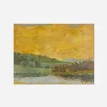 Victor Sandblom, Memories of Montana, 1999, oil on canvas laid to board