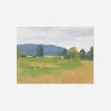 William E. Elston, Distant Hills, 1999, oil on panel