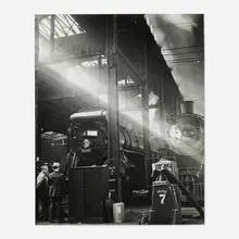 Andreas Feininger, Dearborn Station, Chicago, c. 1941, gelatin silver print