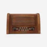 Teletone Radio Corp., Radio, model 109, 1946, mahogany, mahogany plywood, Bakelite, plastic