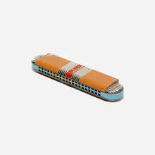 John Vassos, Rare Echo Elite harmonica, c. 1940, enameled aluminum, painted wood