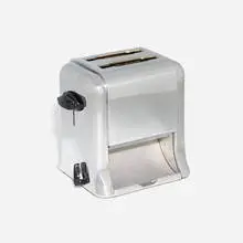 Delta, Pop-Down toaster, model 280, c. 1948, chrome-plated steel, Bakelite