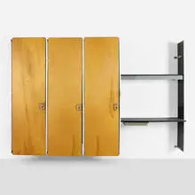 Charles and Ray Eames, ECS, c. 1961, birch veneer, lacquered pressboard, aluminum, enameled steel, rubber, plastic, laminate