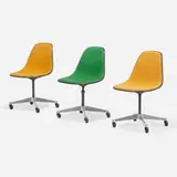 Charles and Ray Eames, PSCC swivel chairs, set of three