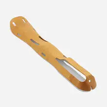 Leg splint, model S2-1790 by Charles and Ray Eames, 1943, molded birch plywood, sold Feb 2024