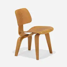 Charles and Ray Eames, DCW, ash plywood, rubber