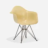 DAR by Charles and Ray Eames, 1951, fiberglass, enameled steel, plastic, sold Feb 2024