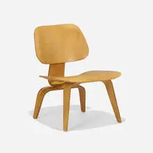 Charles and Ray Eames, Early LCW, 1945, birch plywood, rubber