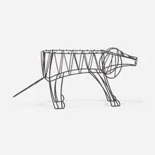John Risley, Dog stool/table, c. 1960, enameled steel