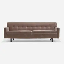 Edward Wormley, Sofa, model 5125, c. 1955, velvet, mahogany