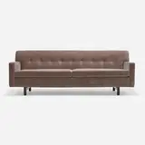 Edward Wormley, Sofa, model 5125, c. 1955, velvet, mahogany