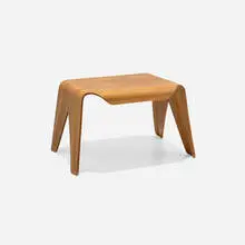 Charles and Ray Eames, Child's stool, 1945, molded birch plywood