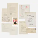 Charles Eames, Correspondence collection, 1949-2002, printed paper, hand written letters, screenprinted fabric, c-print