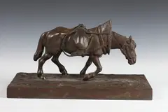 Eugene Lanceray, Work Horse, Bronze