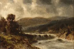 Thomas Bailey Griffin, Passing Shower, Oil on canvas