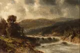 Thomas Bailey Griffin, Passing Shower, Oil on canvas