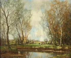 Arnold Marc Gorter, Near the Hague, Oil on canvas