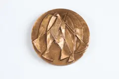 Nicolas Carrega, Chasse Sous-Marine, Bronze relief medallion