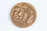 Nina Koch Winkel, Children, Bronze relief medallion