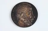 Marcel Marie Auguste Chauvenet, Ambroise Pare, Bronze relief medallion Obverse: Portrait