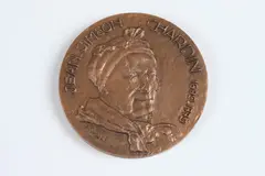Alain Paoli, Jean Simeon Chardin, Bronze relief medallion