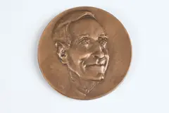 Raymond Joly, Professor Robert Debre, Bronze relief medallion