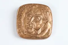 Andre Belo, Henri Sauguet, Bronze relief medallion