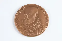 Georges Lay, Montaigne, Bronze relief medallion