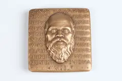 Robert Weinman, Socrates, Bronze relief plaque