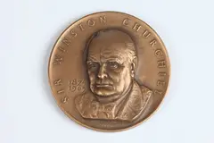 Ralph J. Menconi, Winston S, Bronze relief medallion