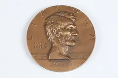Abraham Lincoln by Anthony de Francisci, Bronze relief medallion, sold May 2015