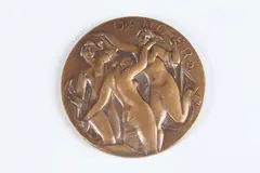 Oronzio Maldarelli, Bathers-Dancers, Bronze relief medallion