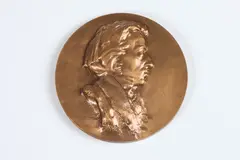 Robert Coutin, Frederic Chopin, Bronze relief medallion Obverse: Right profile