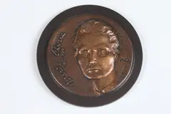 J. H. Coeffin, Marie Curie, Bronze relief medallion