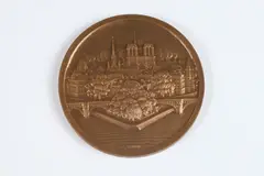 Pierre Turin, La Cite (Paris), Bronze relief medallion