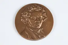 Auguste Coutin, Beethoven, Bronze relief medallion