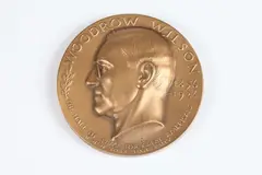 Woodrow Wilson by C. Paul Jennewein, Bronze relief medallion, sold May 2015