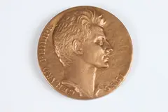 Aleth Guzman, Gerard Philipe, Bronze relief medallion